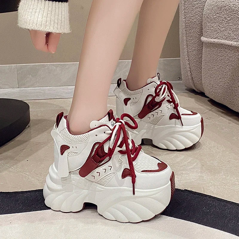 High-Top Platform Sneakers