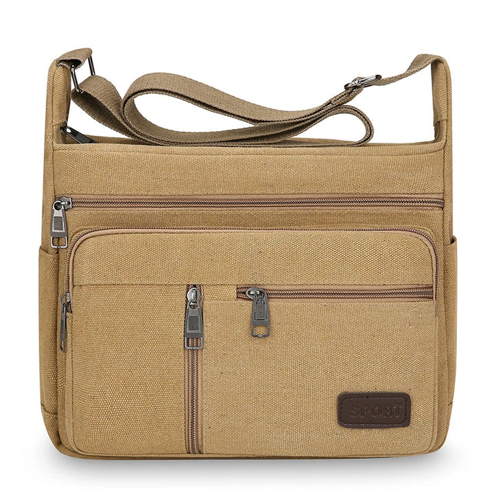 Retro Messenger Crossbody Canvas Travel Bag