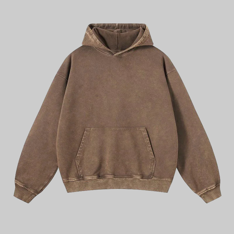 Retro Heavyweight 350gsm Washed Hoodies