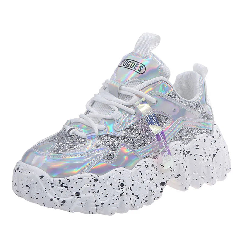 Bling Platform 6CM Chunky Sneakers