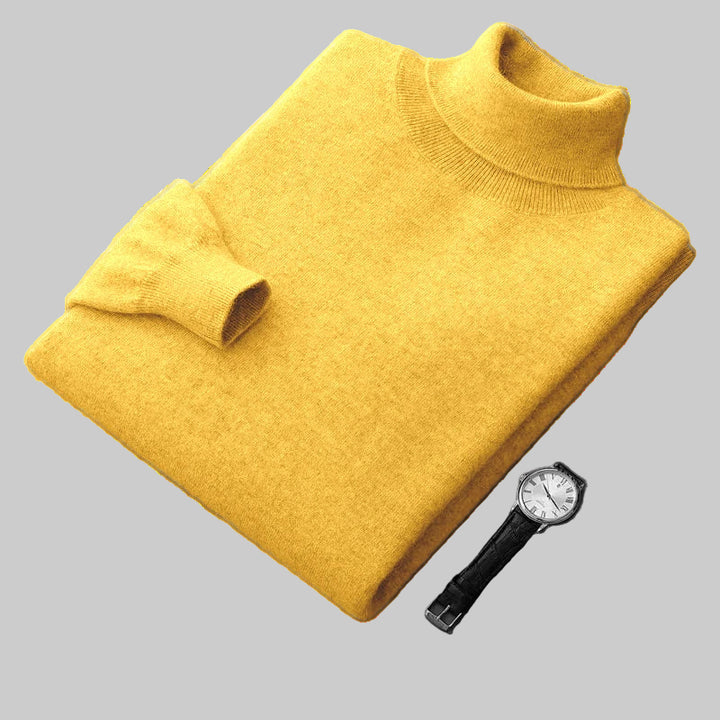 Thick Woolen Turtleneck Pullover Sweater