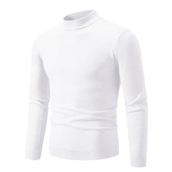Half-Neck Knitted Sweater