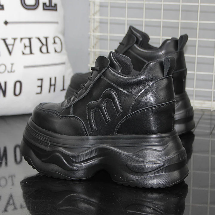 Leisure Luxury Thick Platform Chunky Sneakers