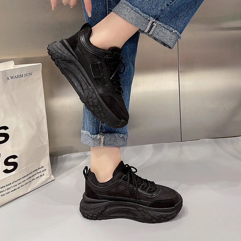 Elegant Luxury Designer Platform Sneakers