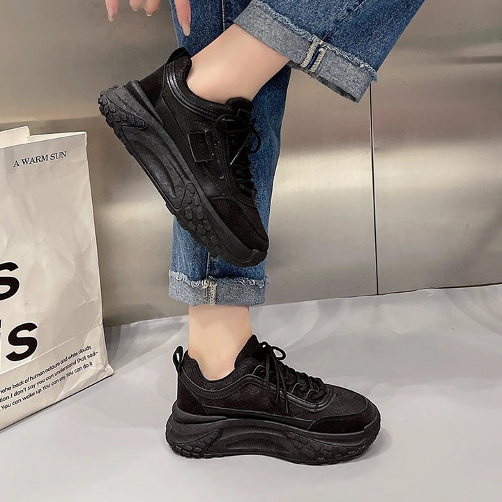 Elegant Luxury Designer Platform Sneakers