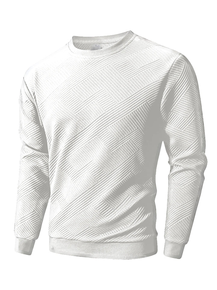 Basic Crew Neck Pullover Sweatshirt