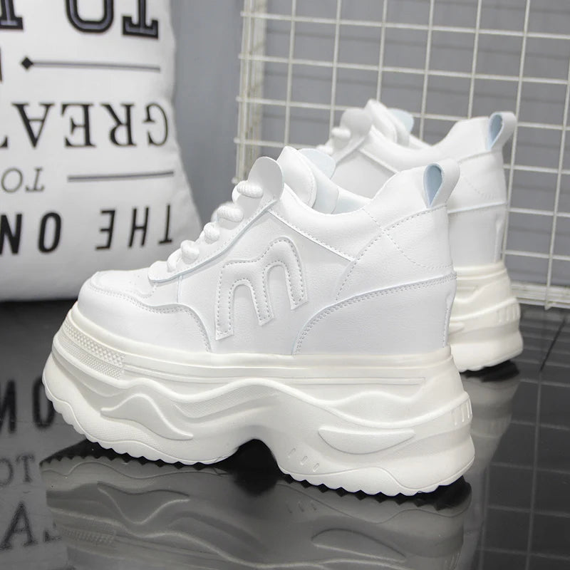 Leisure Luxury Thick Platform Chunky Sneakers