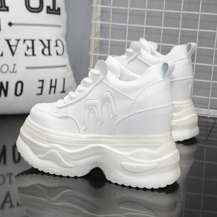 Leisure Luxury Thick Platform Chunky Sneakers