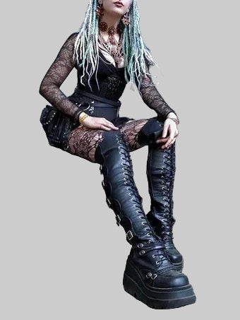 Premium Over-the-knee Cosplay High Platform Boots