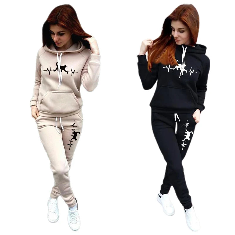 Cozy Hoodies and Pants Set