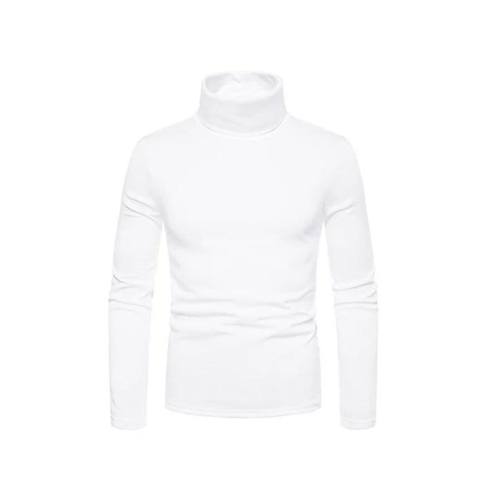 Casual Slim Fit High Collar Turtleneck Pullover