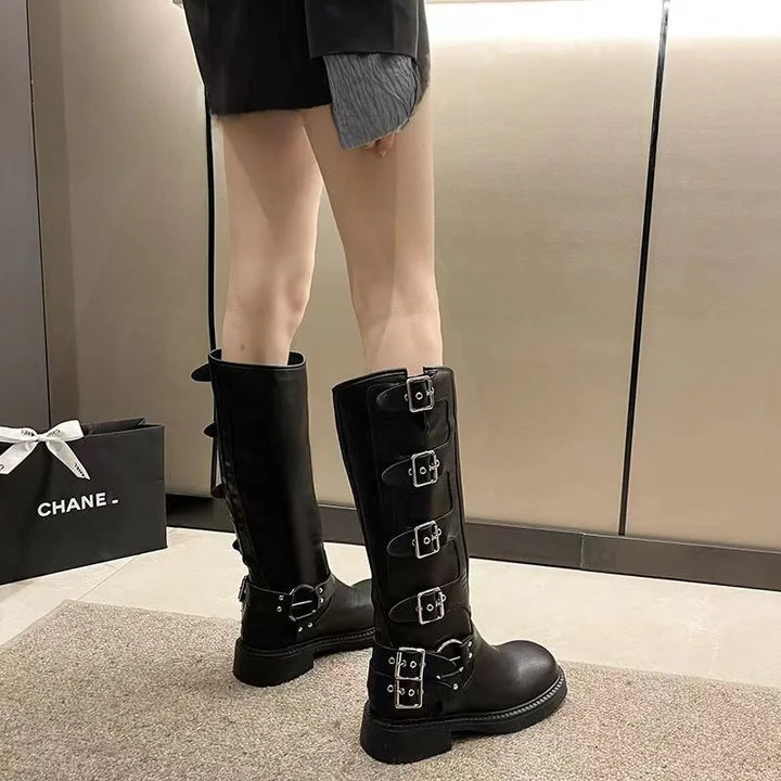 Knight Mid-Calf Western Cowboy Boots