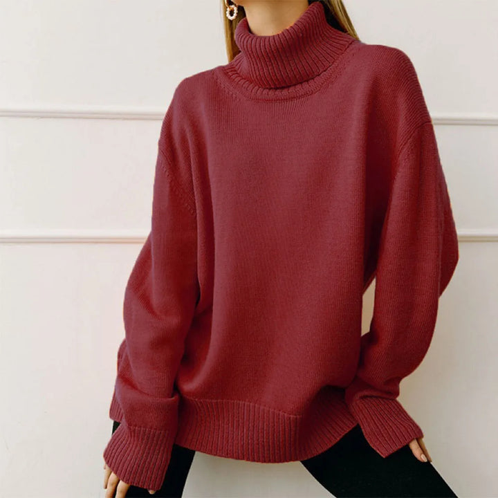 Cozy Thickened Fleece Turtleneck Sweater