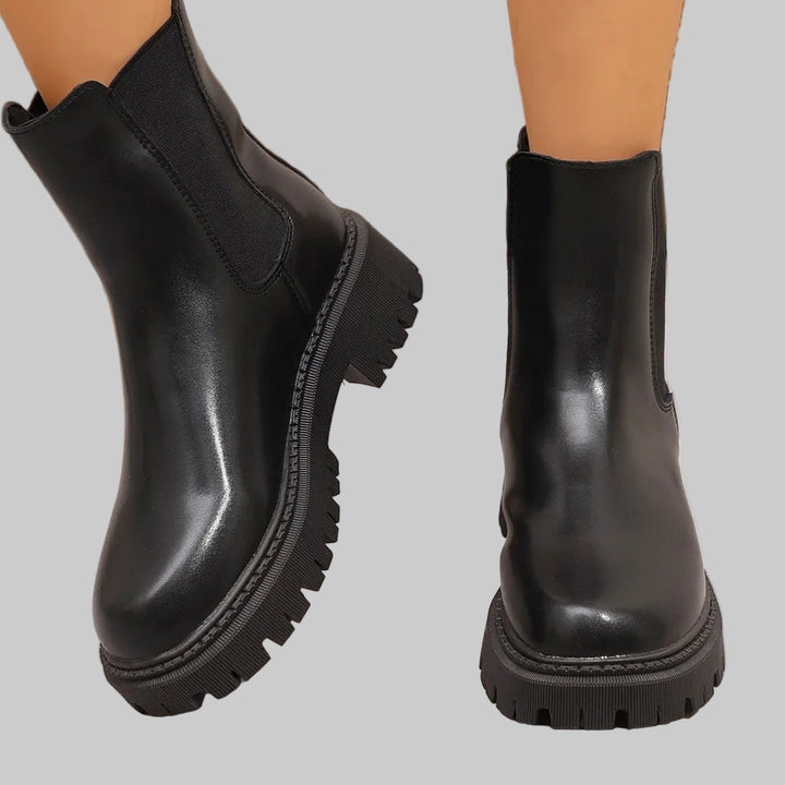 Mid-Calf Versatile Lightweight Chunky Boots