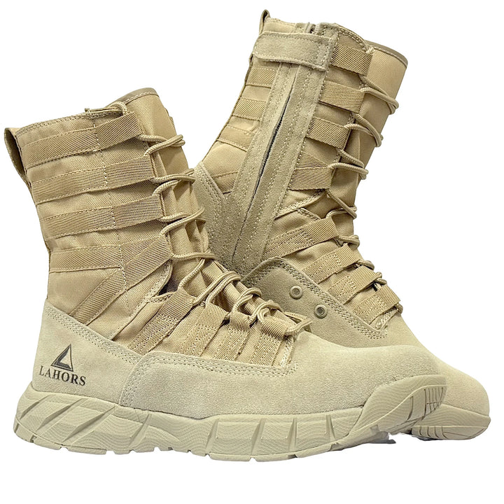 Men's Lightweight Suede Tactical Combat Boots