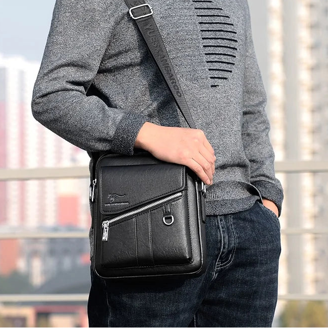 Waterproof Cowhide Leisure Bag