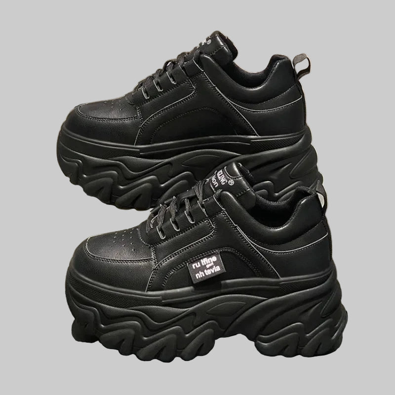 HQ PU Leather Chunky Sneakers