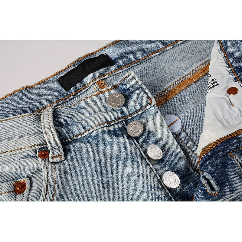 American High Street Distressed Skinny Jeans