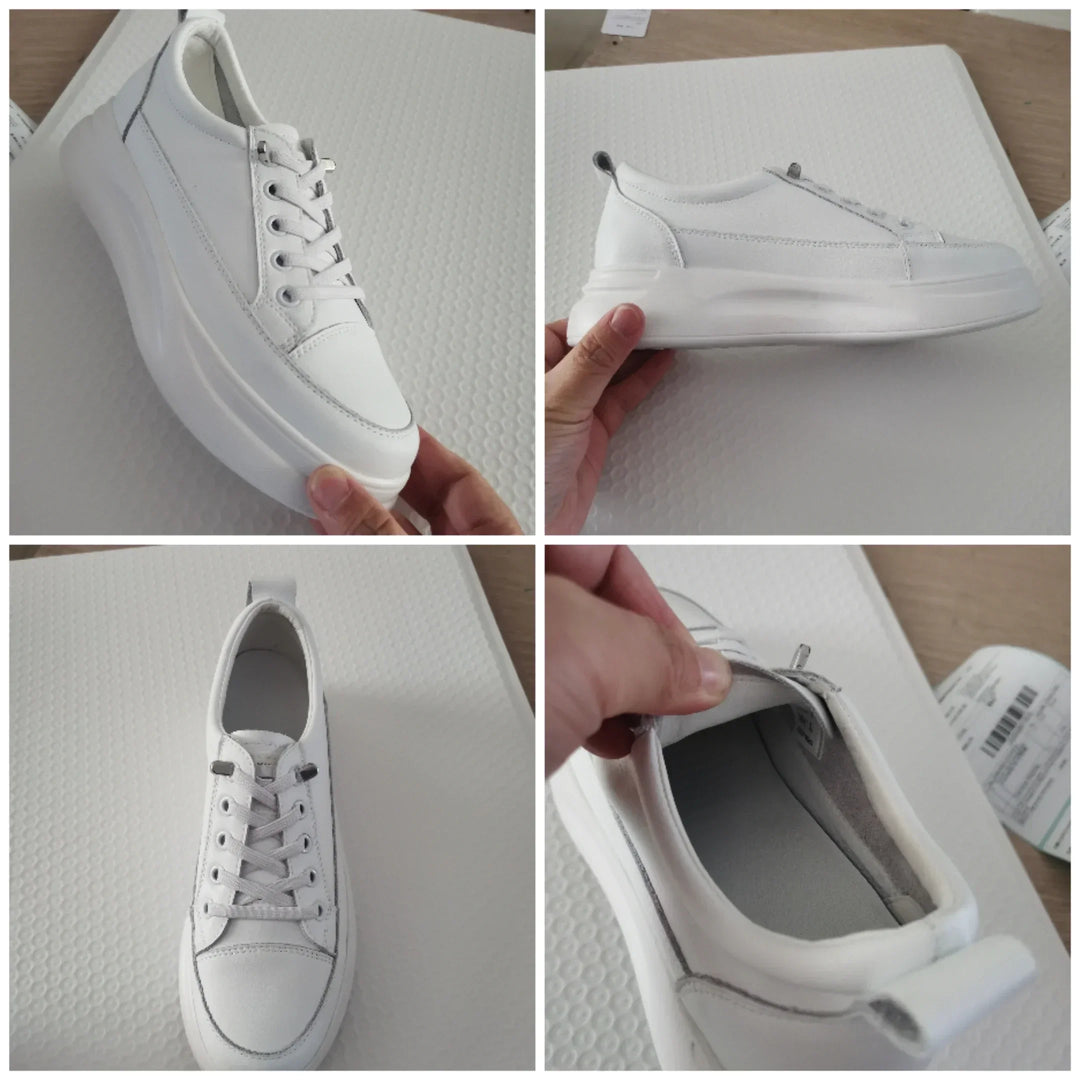 Genuine Leather Breathable Sneakers