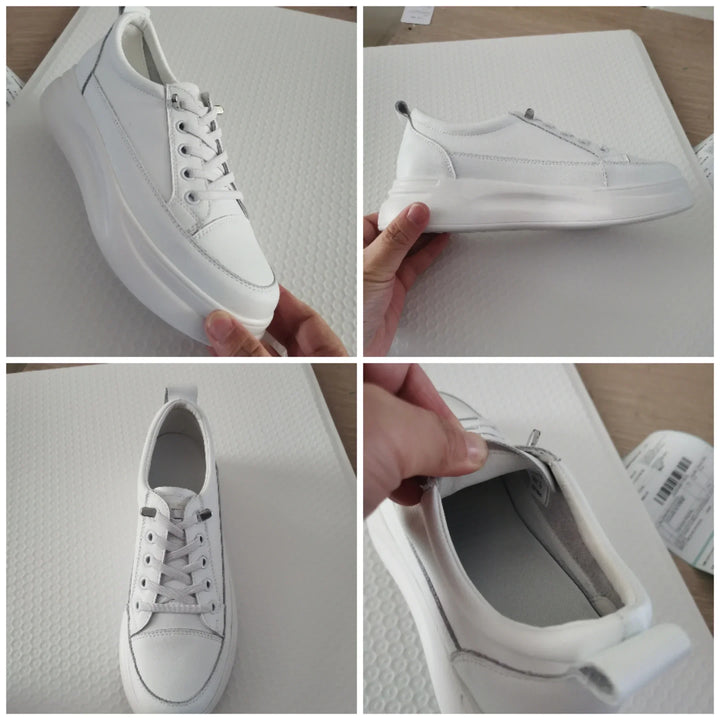 Genuine Leather Breathable Sneakers