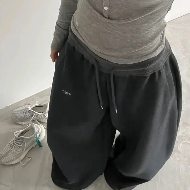 Oversized Hip-Hop High Waisted  Sweatpants