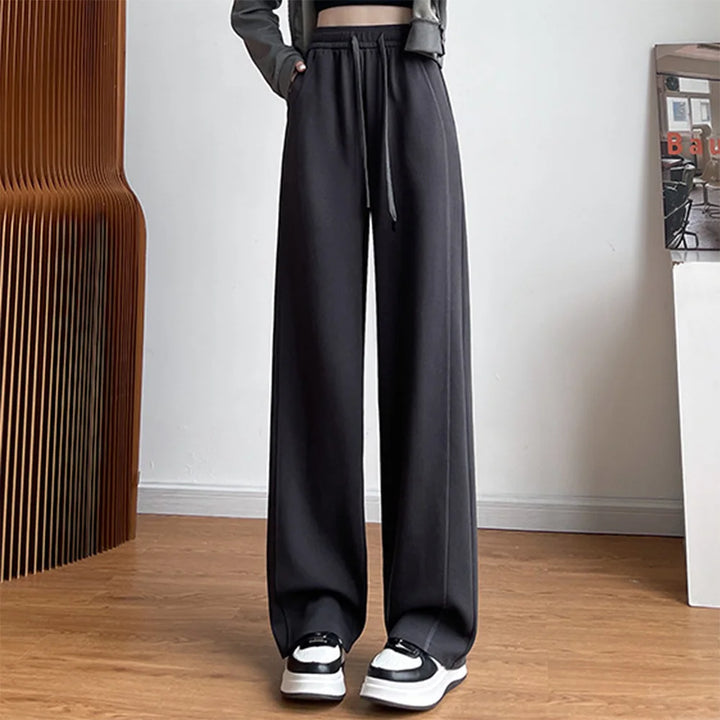 High-Waisted Casual Loose Fit Sweatpants