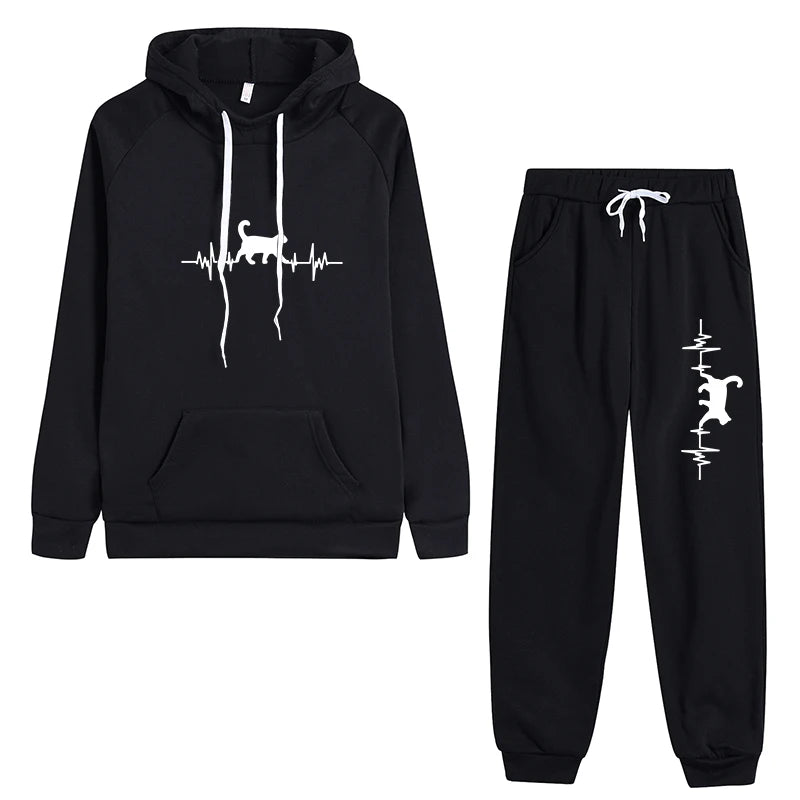 Cozy Hoodies and Pants Set