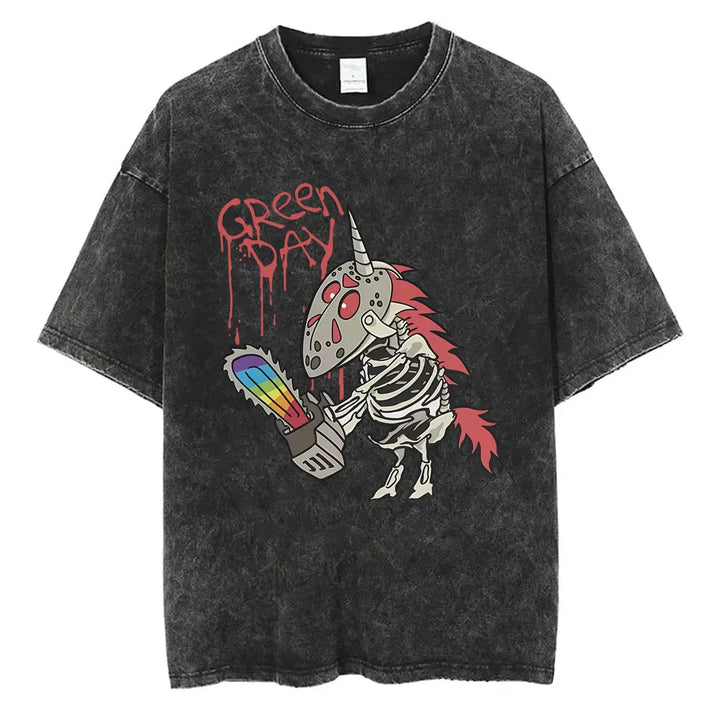 Washed Vintage Punk Green Day Tour 2025 Tees
