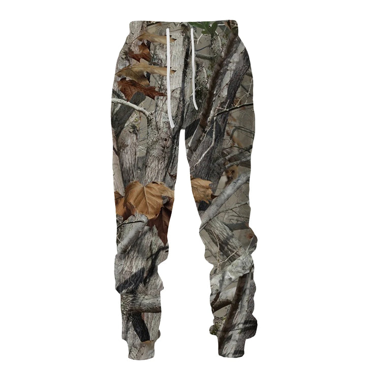 3D Camouflage Hoodie Pants Set