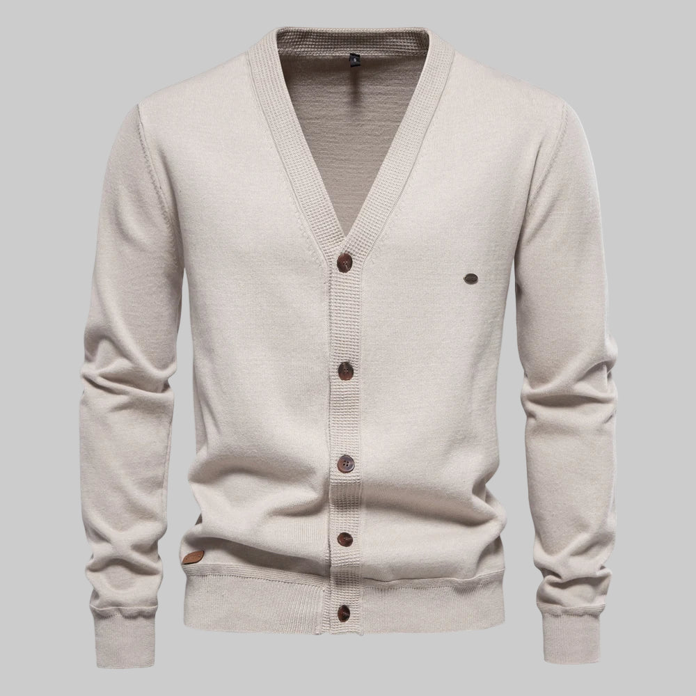 Premium Single Breasted Cotton Cardigan
