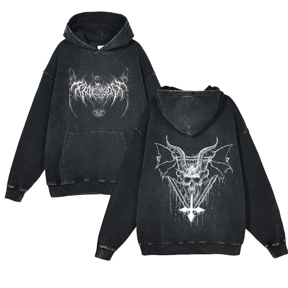 Harajuku Double Printed Hoodies