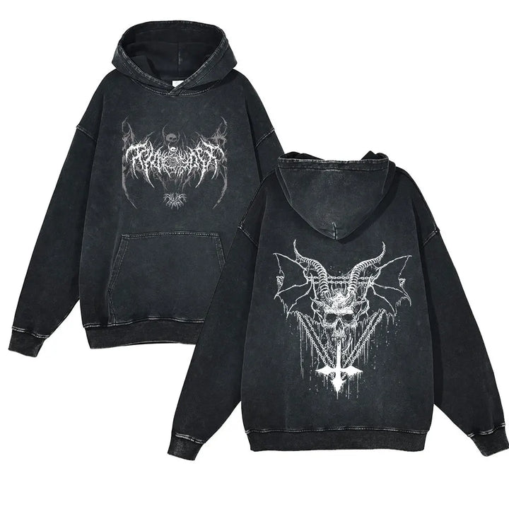 Harajuku Double Printed Hoodies