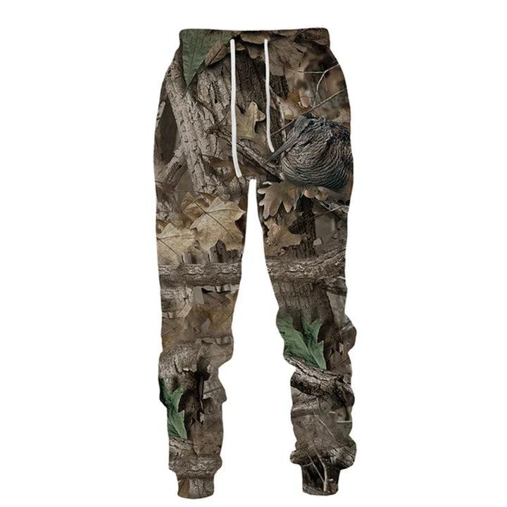 3D Camouflage Hoodie Pants Set