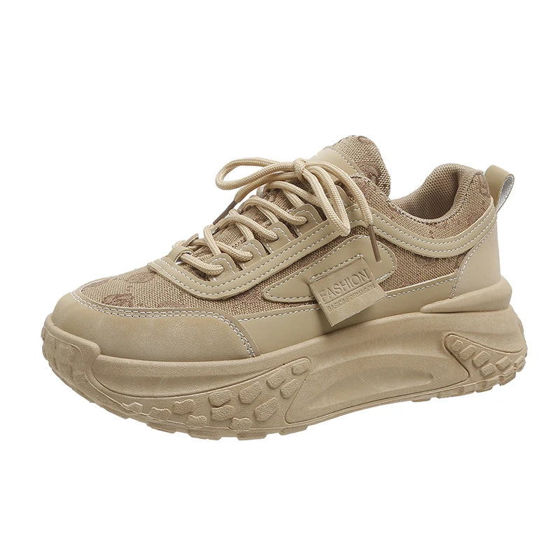 Elegant Luxury Designer Platform Sneakers