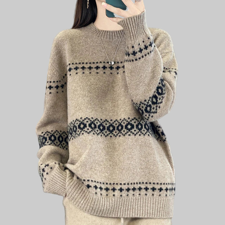 Cozy Oversized 100% Wool Knitted Sweater