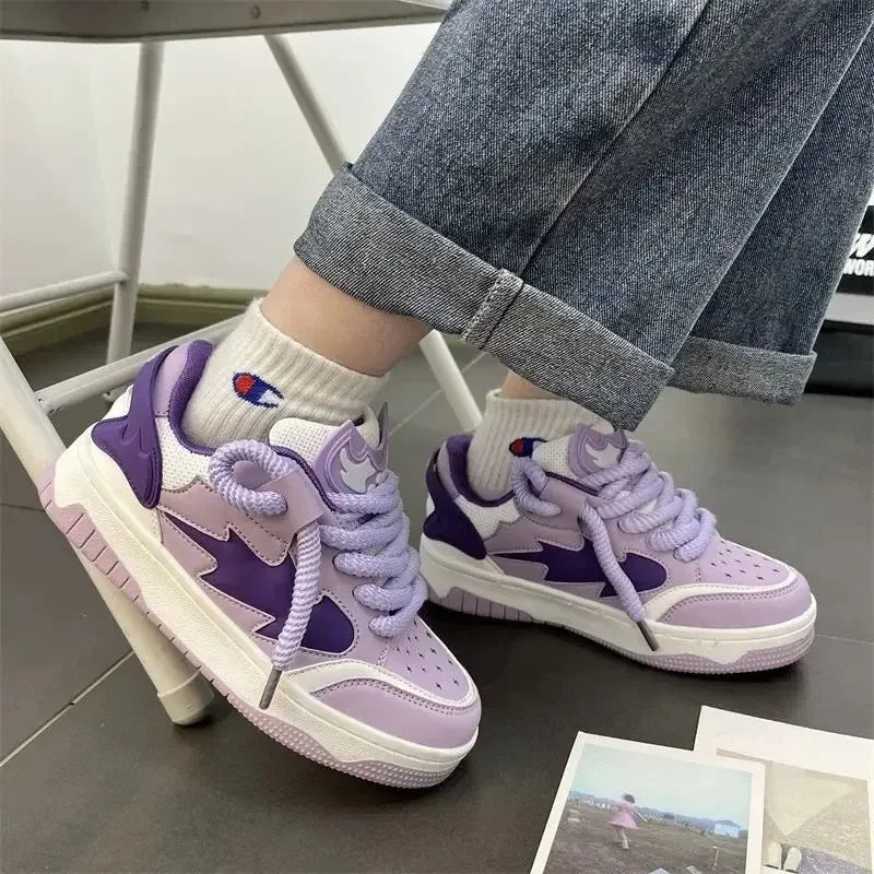 Casual Retro Vulcanized Chunky Sneakers