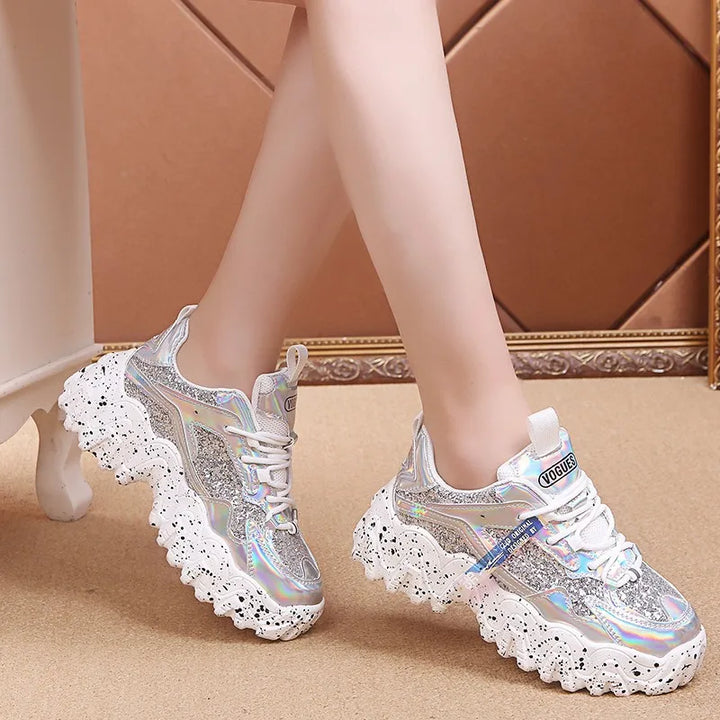 Bling Platform 6CM Chunky Sneakers