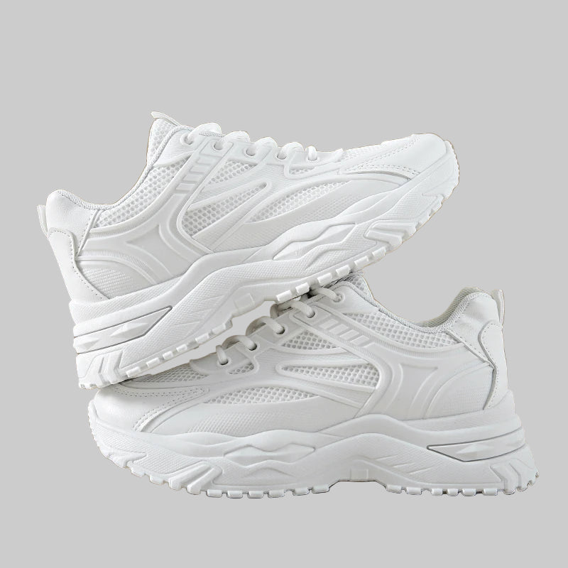Trending Leather Chunky Sneakers