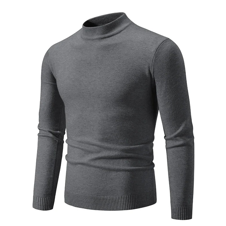 Half-Neck Knitted Sweater