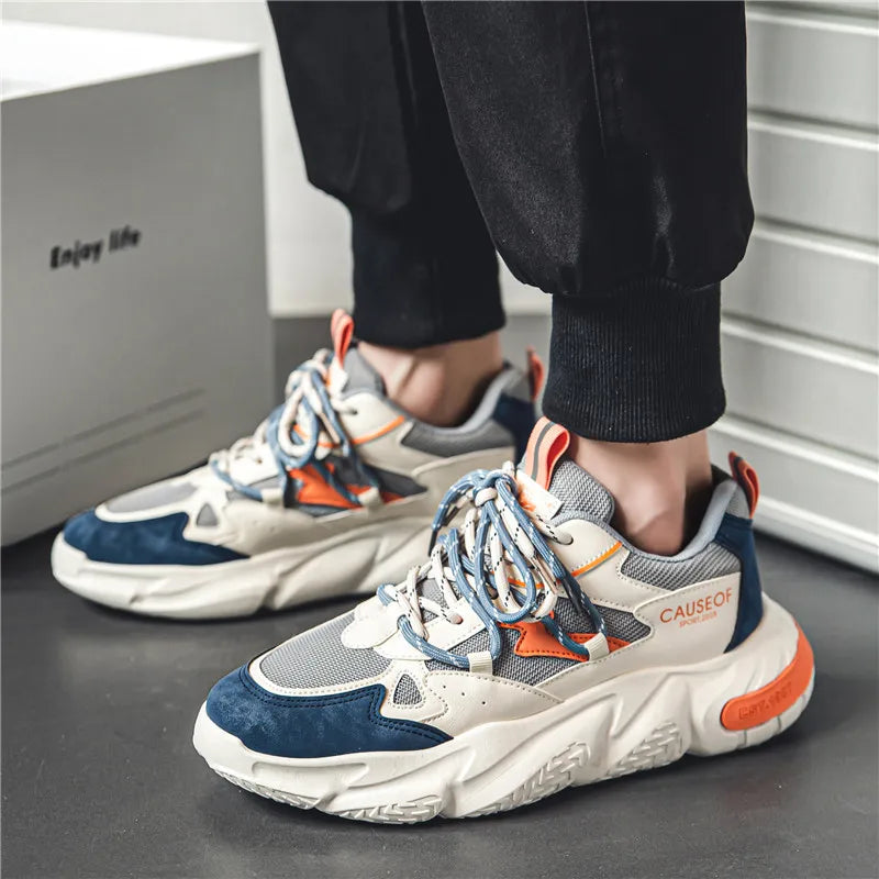 Trendy Breathable Height Boost Chunky Sneakers