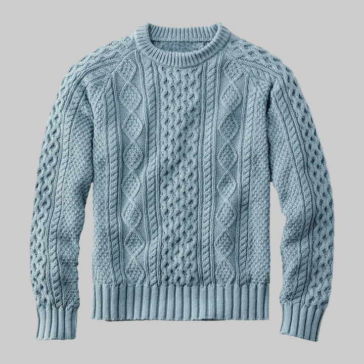 Solid Color Woven Wool Knitted Sweaters