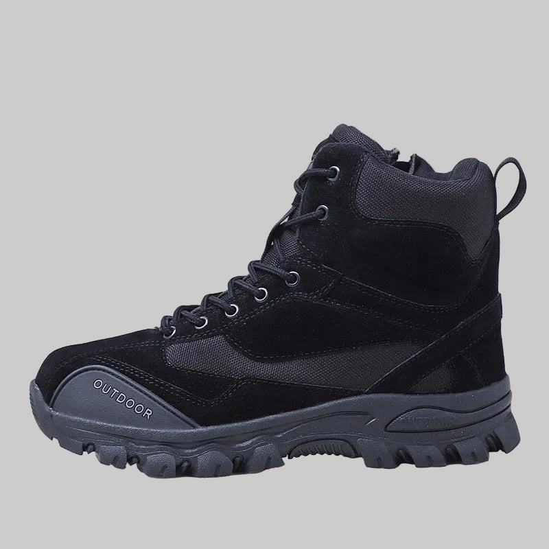 HQ Leather Warm Winter Ankle Boots