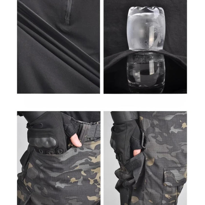 Tactical Lightweight Quick-Dry Camo Combat Training Set