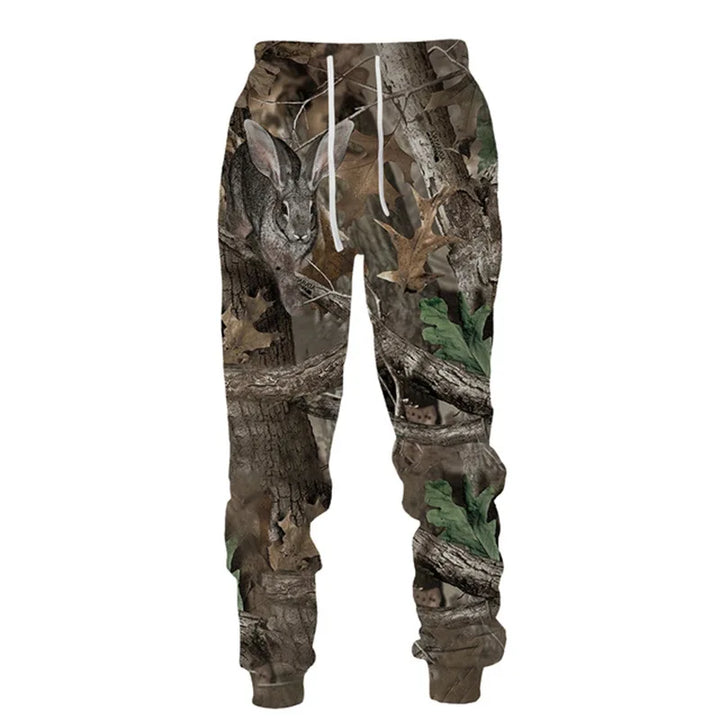 3D Camouflage Hoodie Pants Set