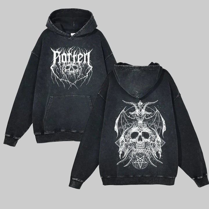Harajuku Double Printed Hoodies