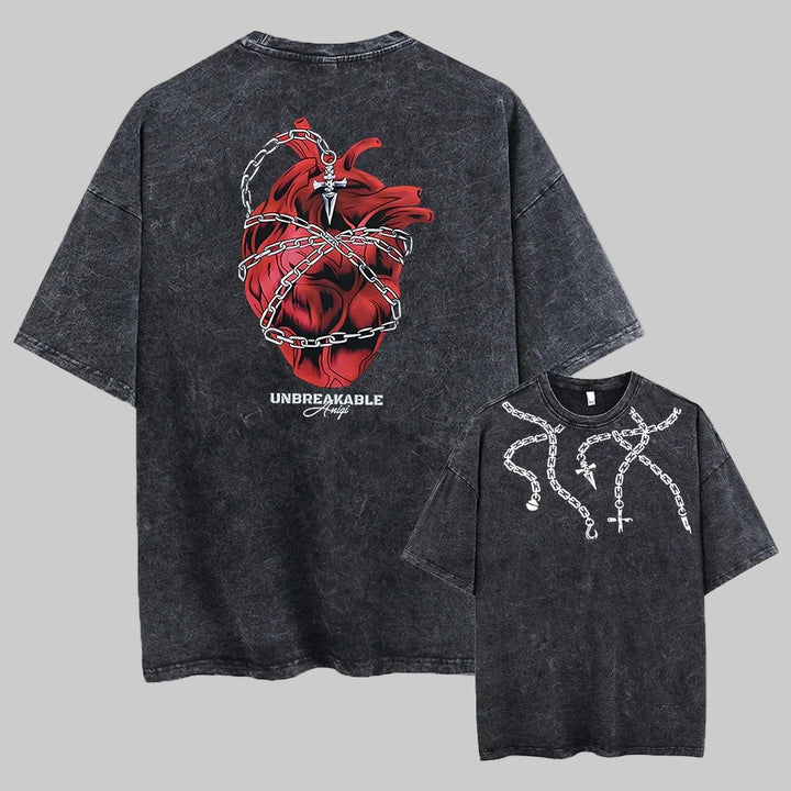 Anime Hunter X Hunter Vintage Washed Graphic T-Shirt