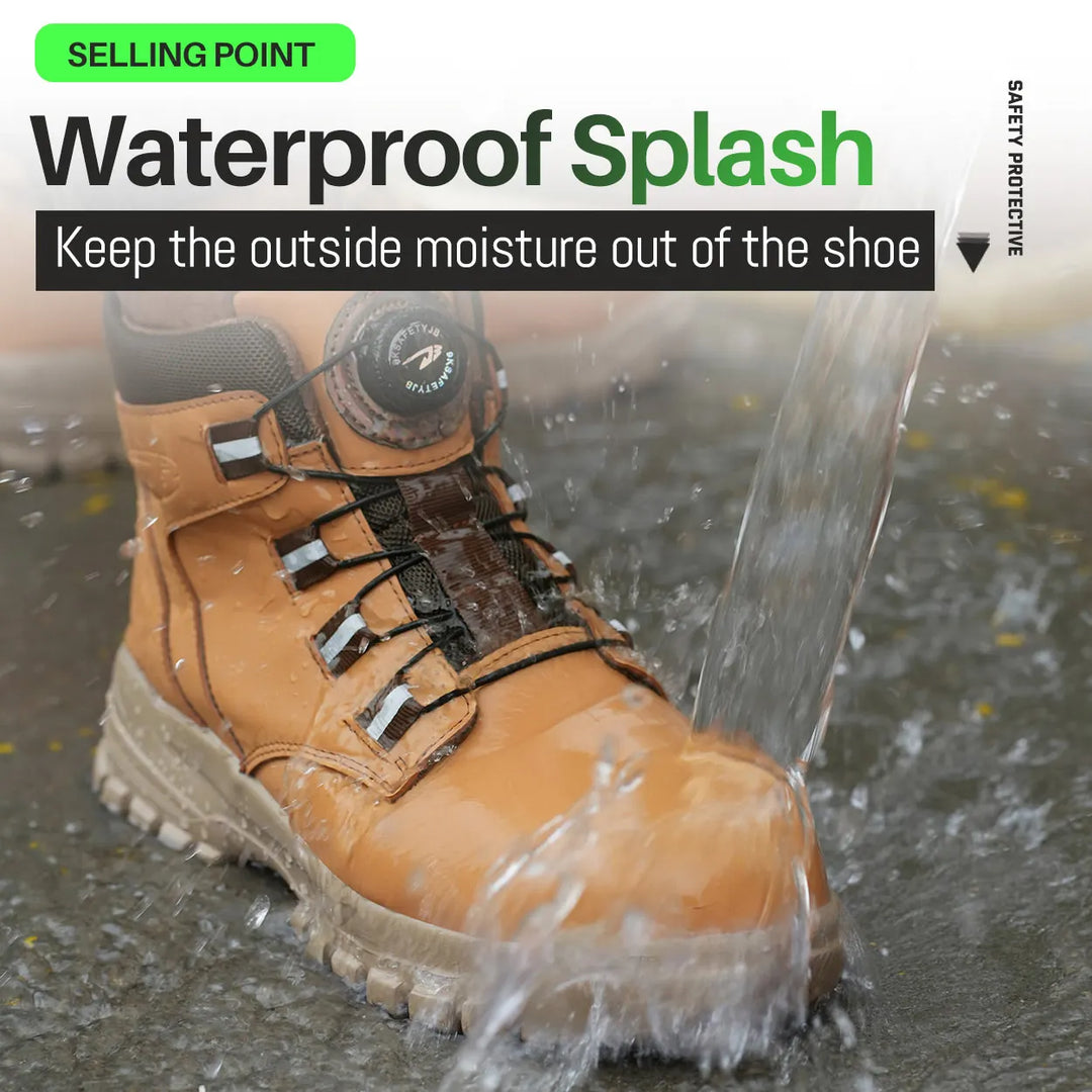 Waterproof Indestructible Steel Toe Safety Boots