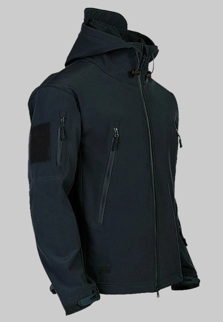 Tactical Soft-Shell Hooded Waterproof Military Jacket