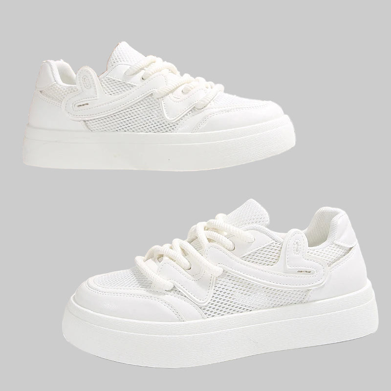 Chunky Platform Breathable Mesh Sneakers