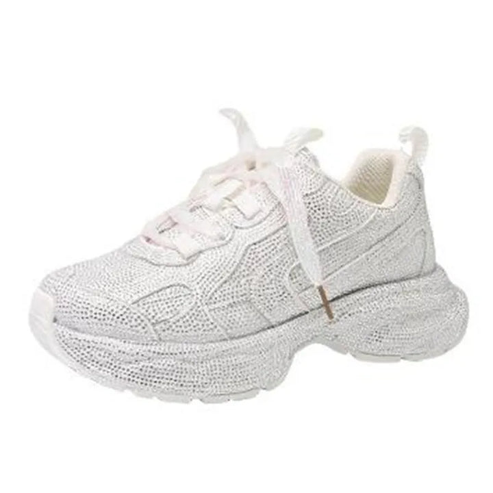 Bling Chunky Breathable Platform Sneakers
